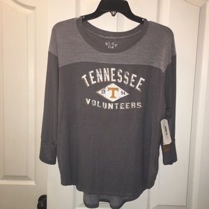 NWT Tennessee Vols 3/4 Length Sleeves Shirt
